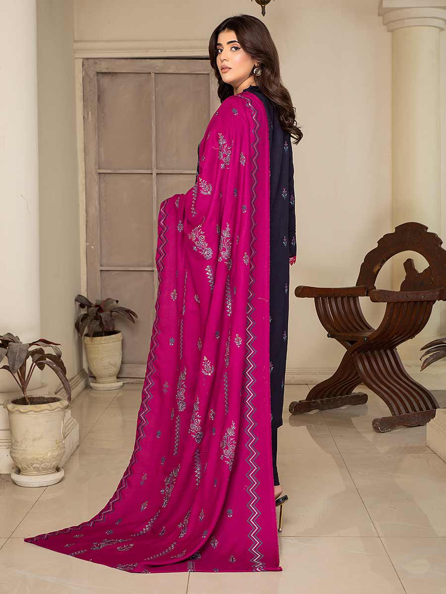 ANDAAZ By Aalaya-DHANK EMBROIDERED UNSTICHED 3pc (SL-01)