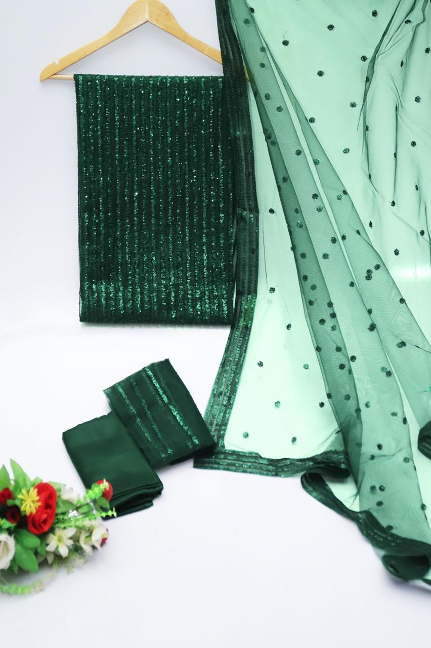 BAROQUE - PARTY WEAR DRESS UNSTICHED FORMAL WEAR (SL-385)