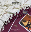 MEN’s PREMIUM WOOLEN WASH&WEAR WITH WOOL SHAWL (MAROON&OFF WHITE COMBO)