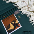 MEN’s PREMIUM WOOLEN WASH&WEAR WITH WOOL SHAWL (GREEN&CREAM COMBO)