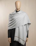J. Men’s Wool Shawl (Light Grey)
