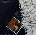 MEN’s PREMIUM WOOLEN WASH&WEAR WITH WOOL SHAWL (BLACK & CREAM COMBO)