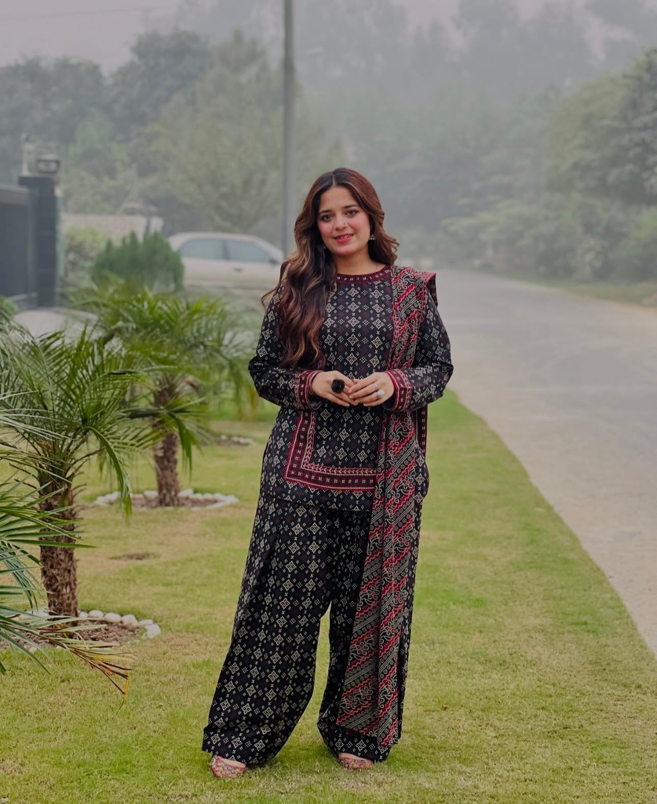 Uswa Zia Lawn Swiss 3pc (7268)