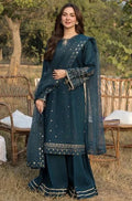 ZARA SHAH JAHAN EMBROIDERED DHANAK UNSTICHED 3pc