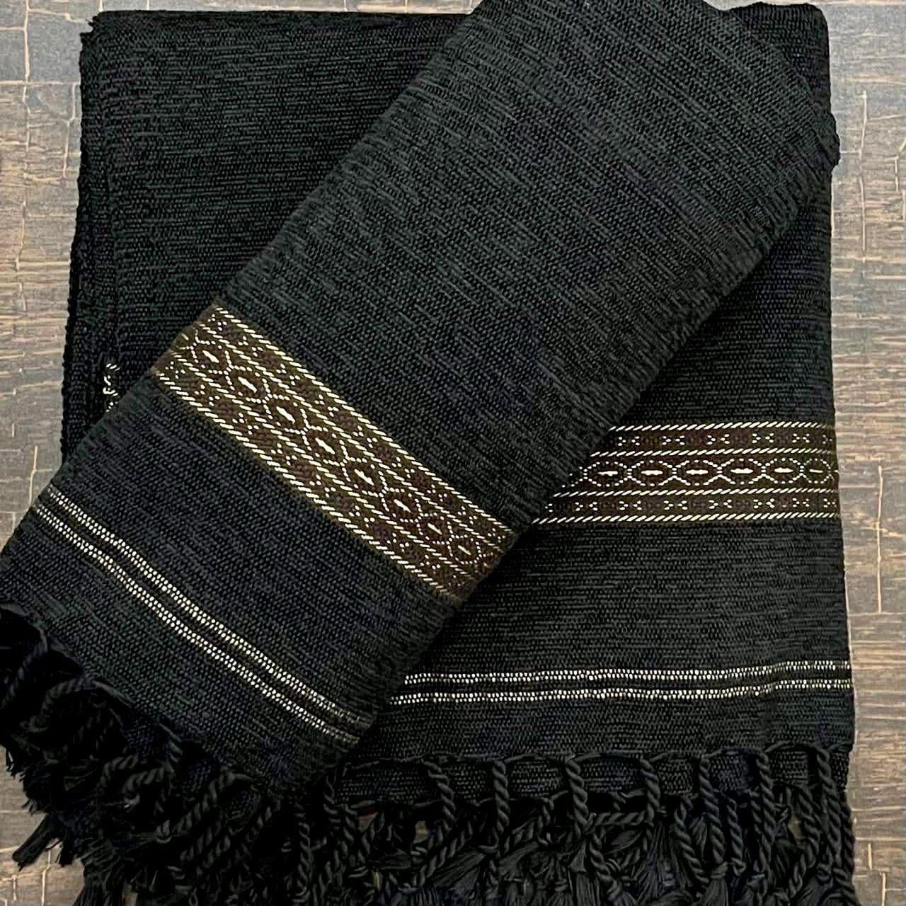 Men’s Premium Velvet Cotrai Shawl (Charcoal Grey)