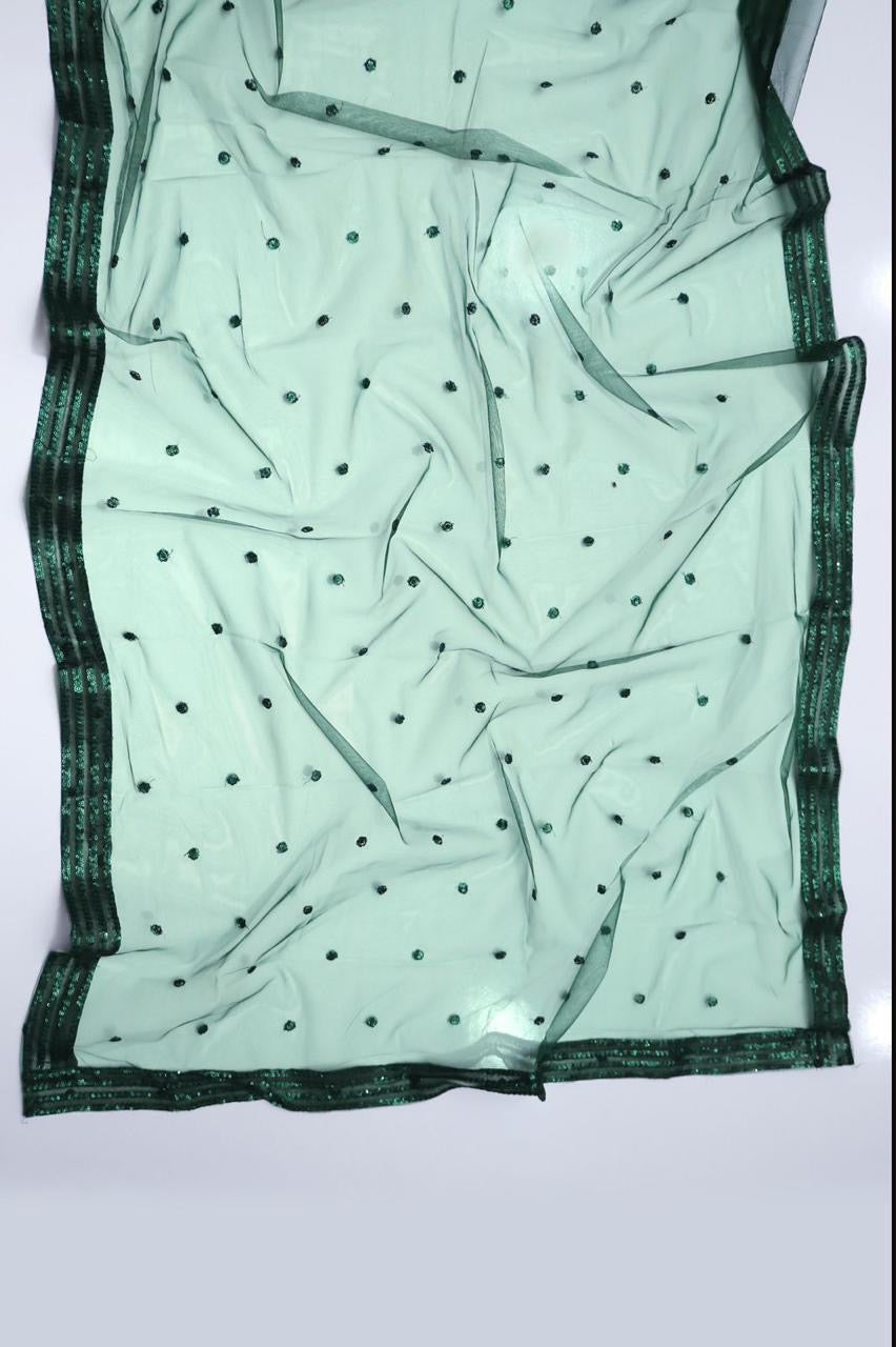 BAROQUE - PARTY WEAR DRESS UNSTICHED FORMAL WEAR (SL-385)