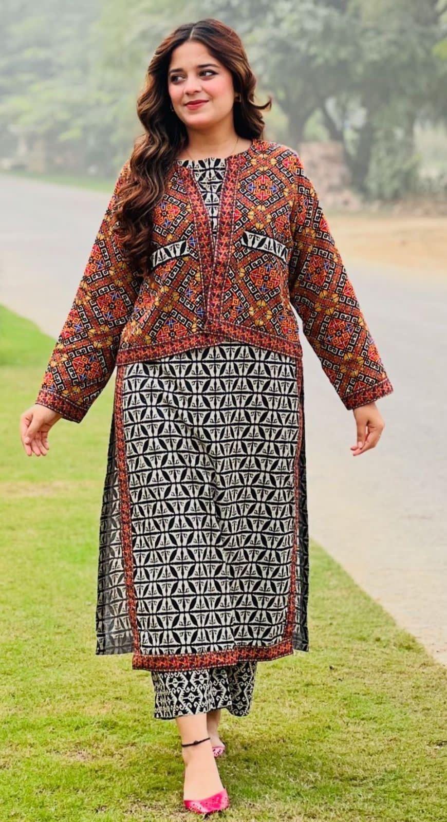 USWA ZIA PRINTED SWISS LAWN 3pc