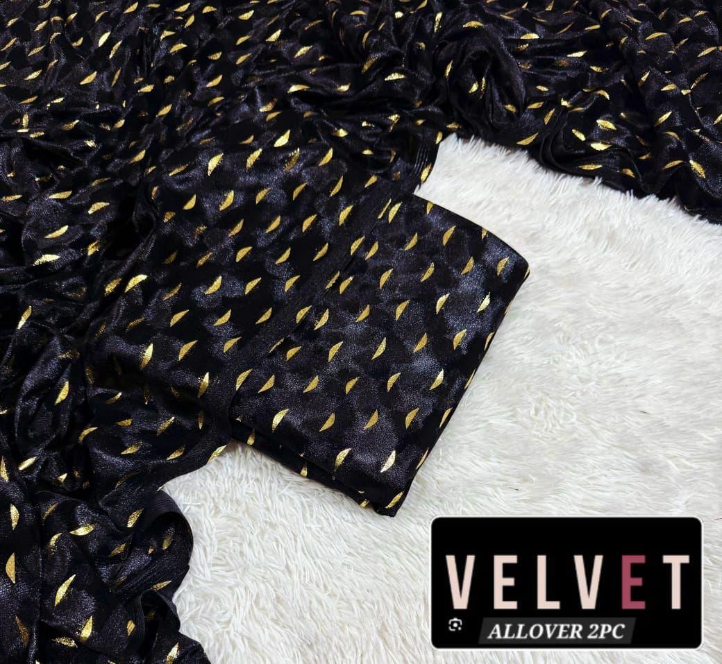 Fancy Velvet 2pc (Black)