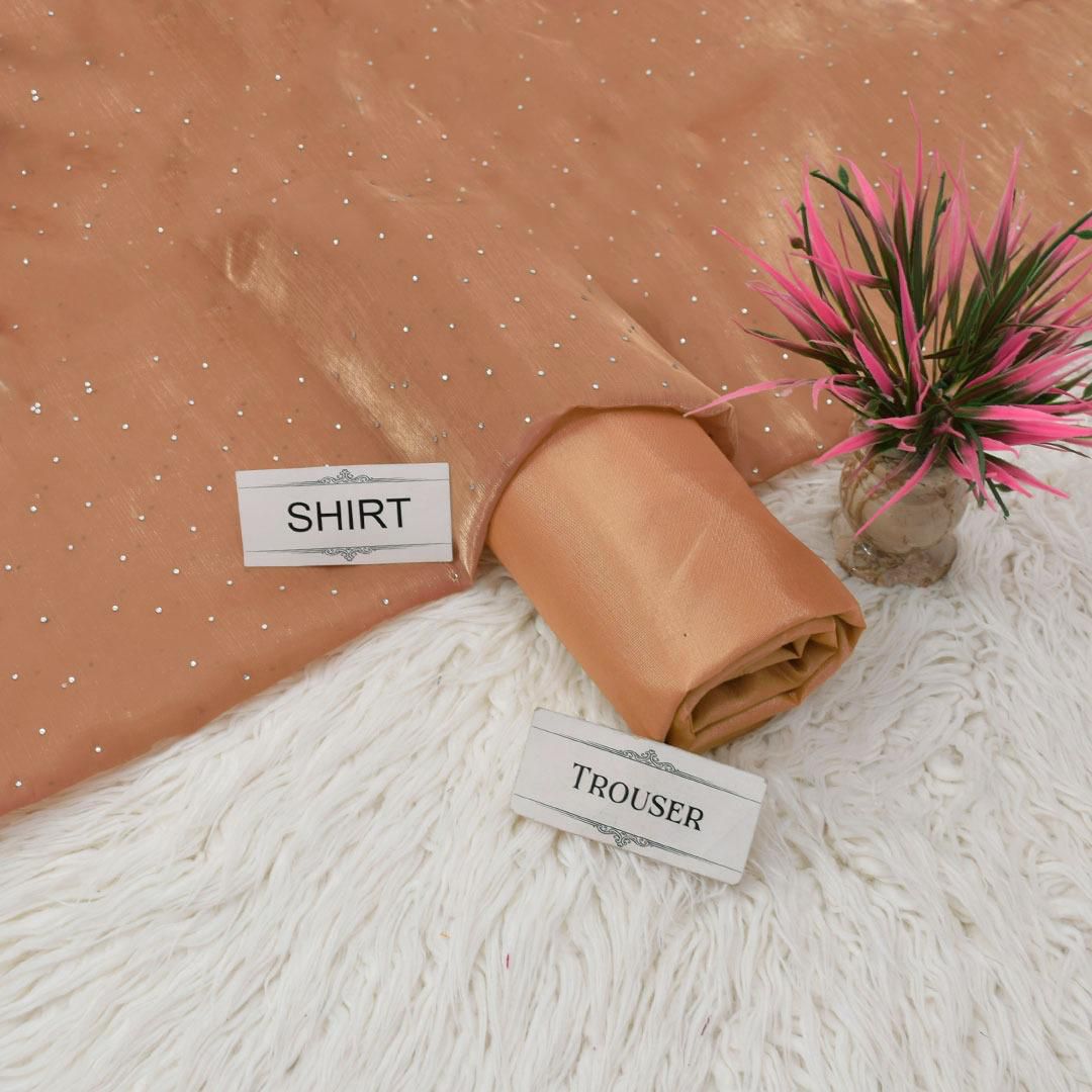 SHEESHA SILK 2PC (Brown Golden)