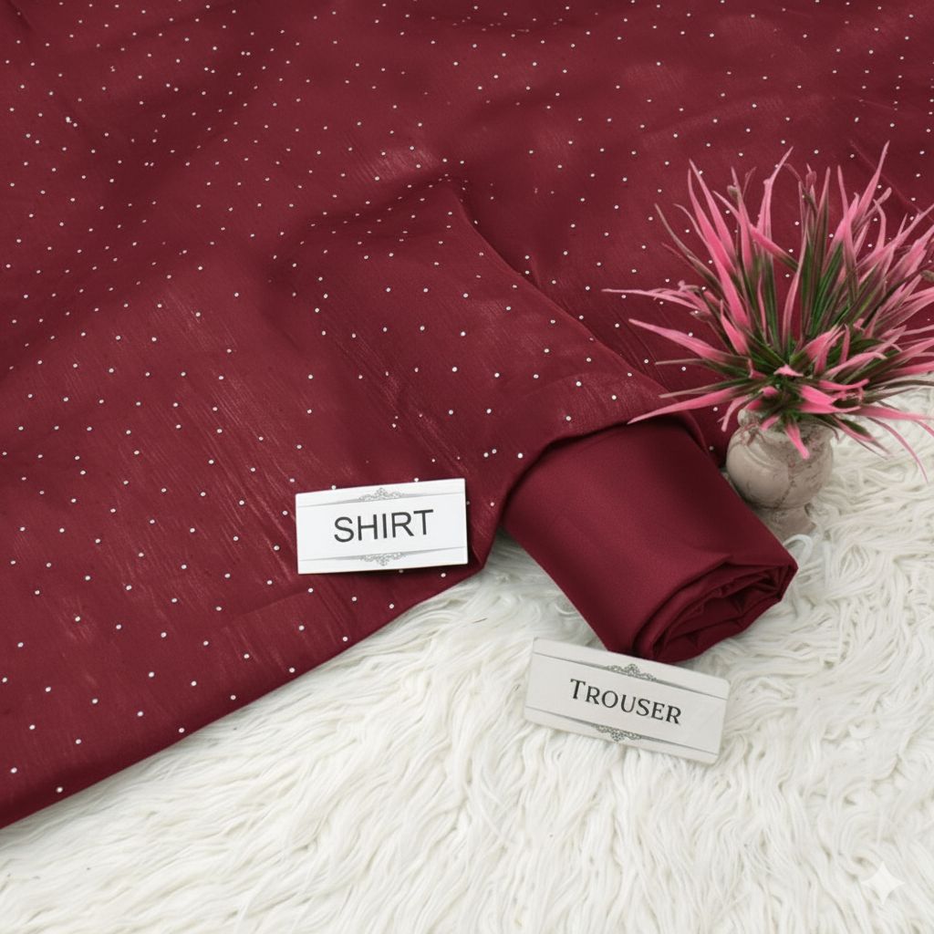 Sheesha silk 2PC (Mehroon)