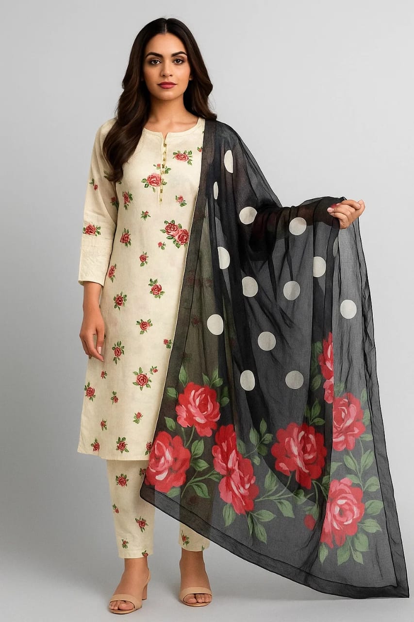 Baroque Swiss Lawn 3pc (7429)