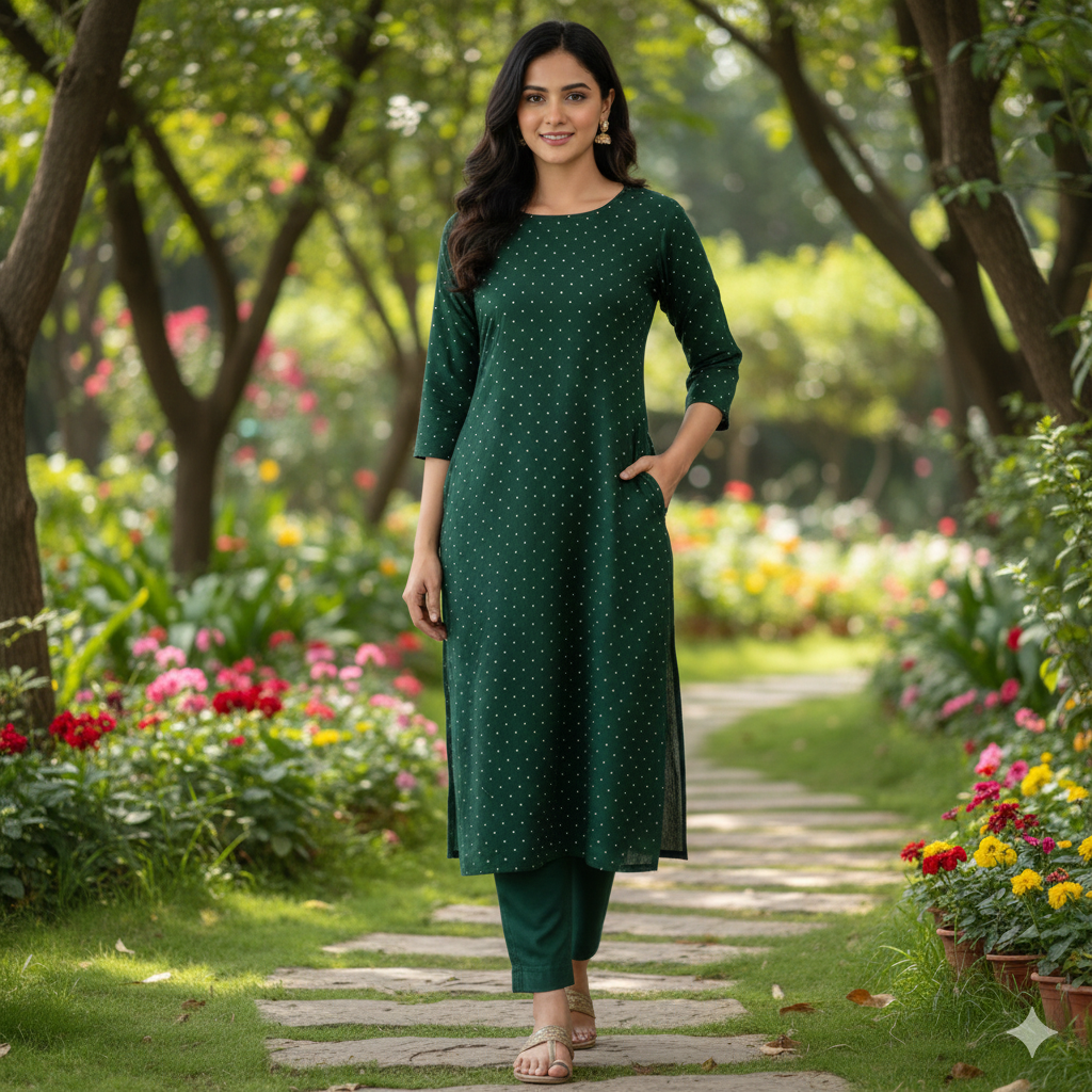 Sheesha silk 2PC (Green)