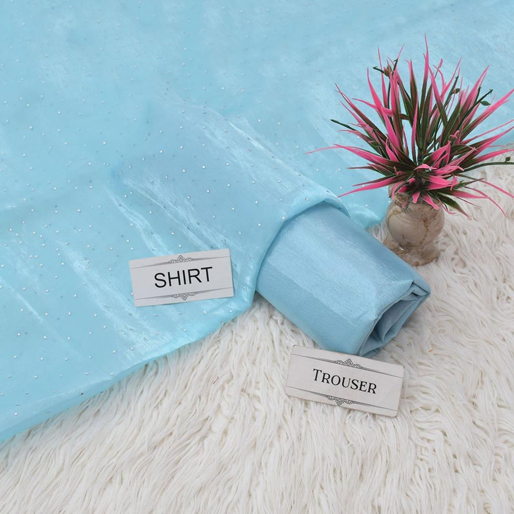 SHEESHA SILK 2PC (Light Ferozi)