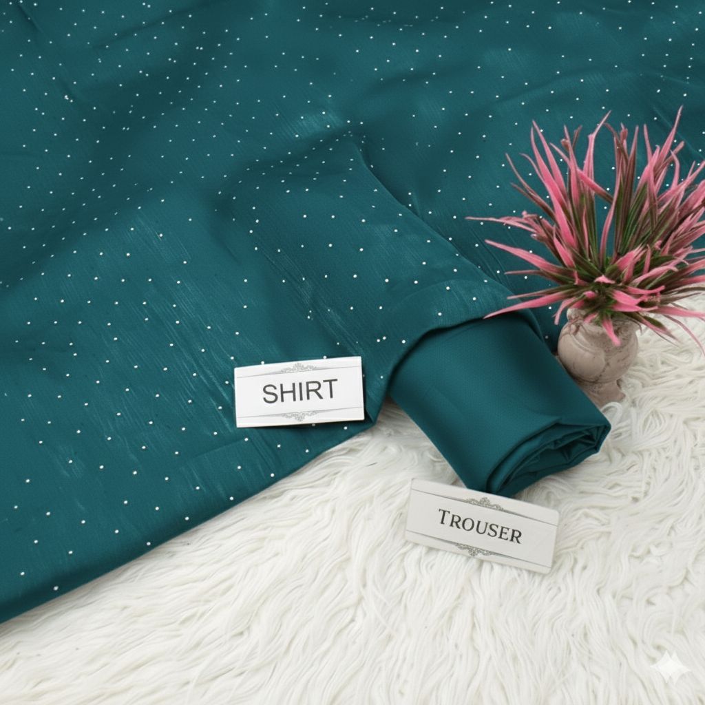 Sheesha silk 2PC (Zinc Ferozi)