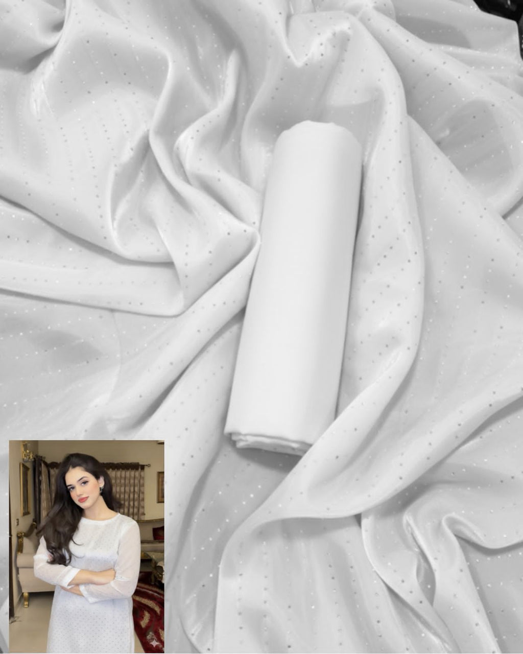 SHEESHA SILK 2PC (WHITE)
