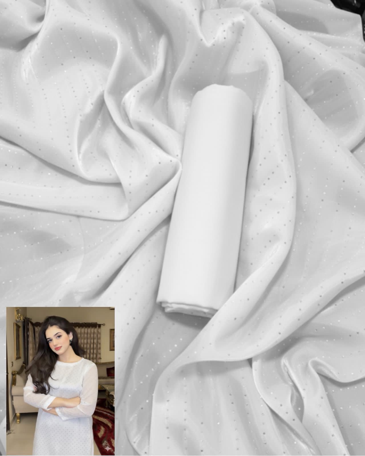 SHEESHA SILK 2PC (WHITE)