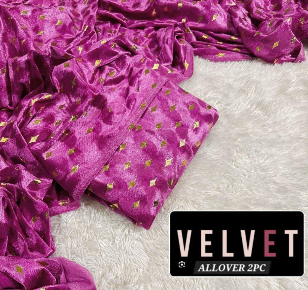Fancy Velvet 2pc (pink)