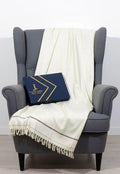 Men’s Premium Wool Shawl with Box (cream) ZW-537