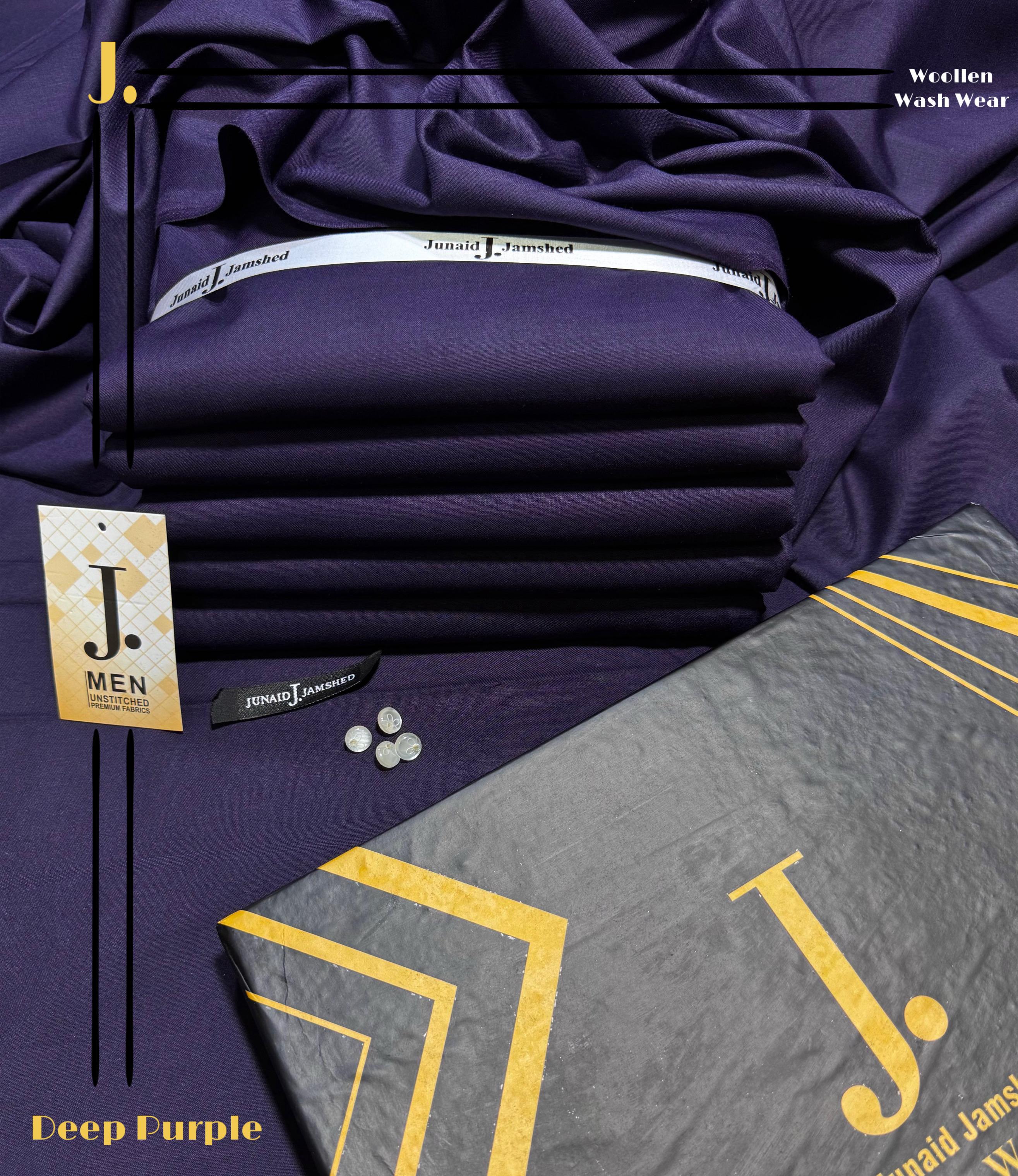 J. Woolen Wash&Wear (DEEP PURPLE)