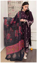 URGE  Dhanak Embroidered 3pc