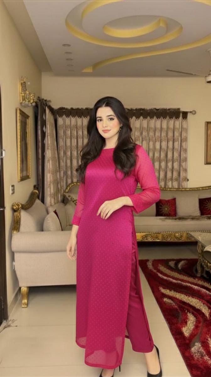 SHEESHA SILK 2PC (PINK)