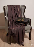 Men’s Premium Wool Shawl with Box (brownish) ZW-537
