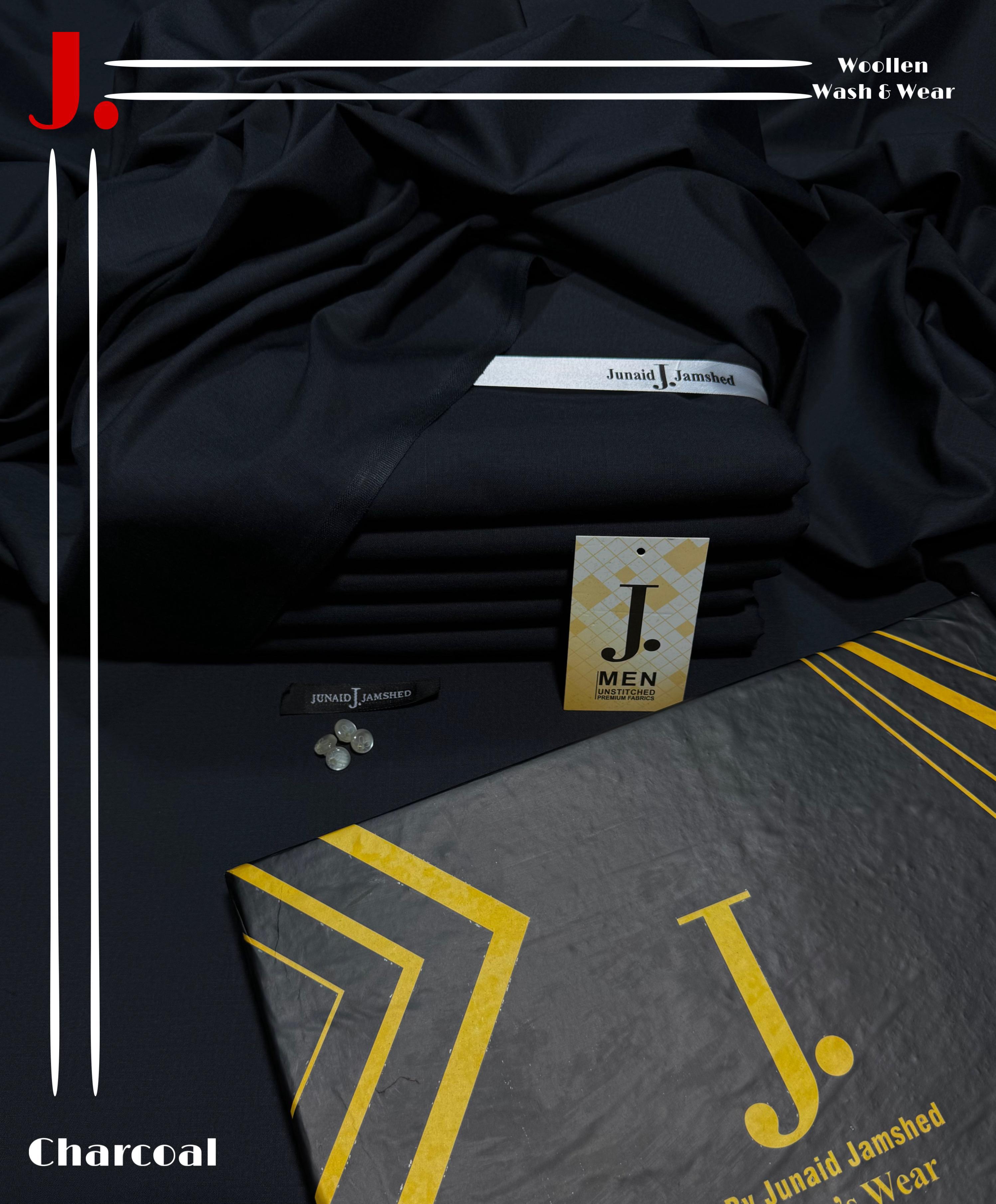 J. Woolen Wash&Wear (CHARCOAL GREY)