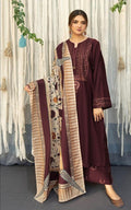 URGE  Dhanak Embroidered 3pc