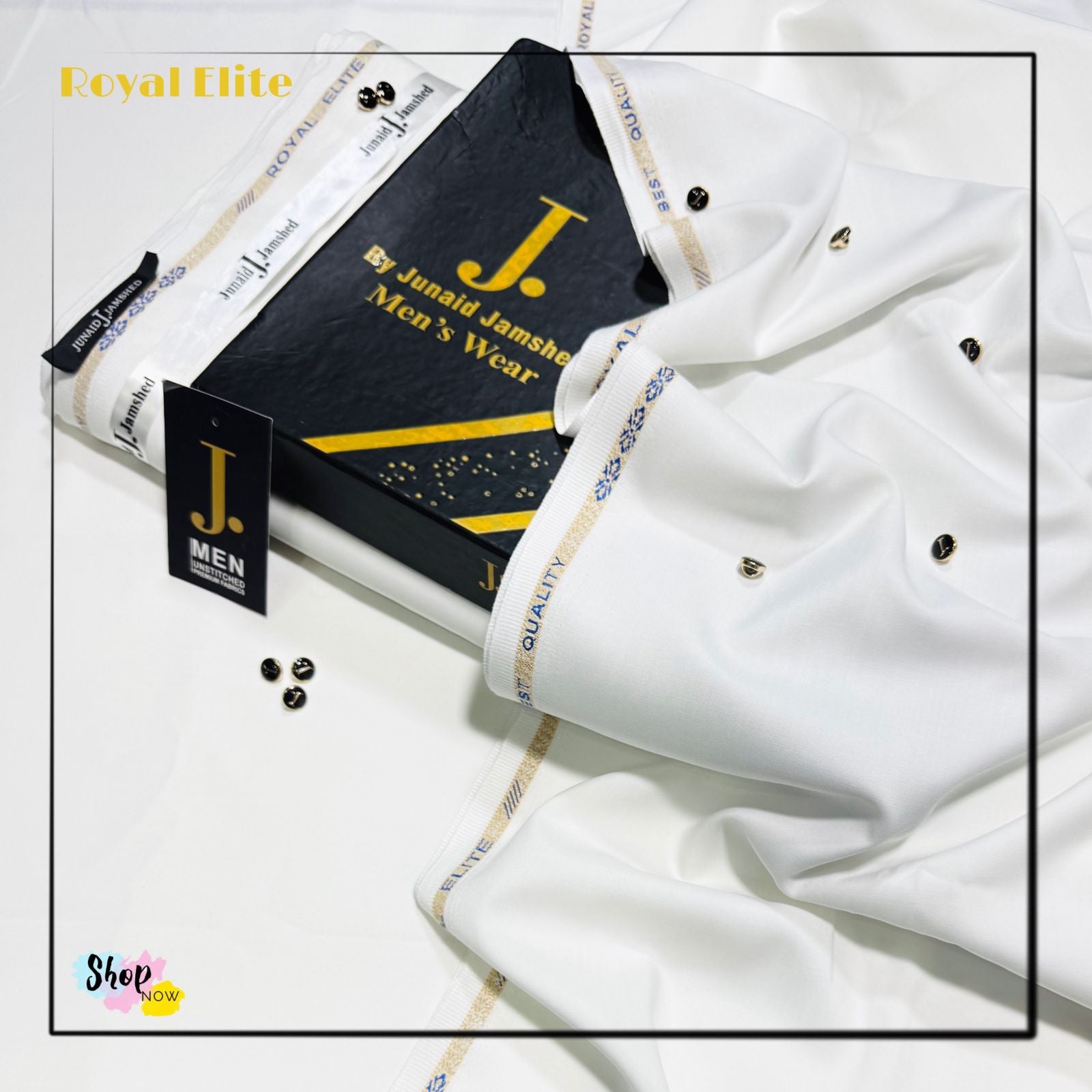 ROYAL ELITE W&W J. WITH PREMIUM BOX PACKAGING (WHITE)