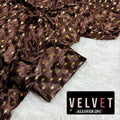 Fancy Velvet 2pc (Brown)